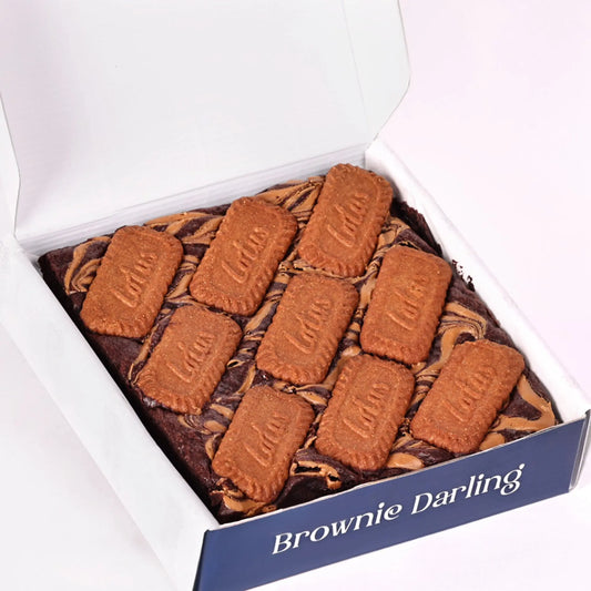 Biscoff Brownies - Slab Brownie Darling