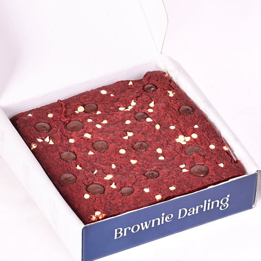 Red Velvet Brownies - Slab Brownie Darling