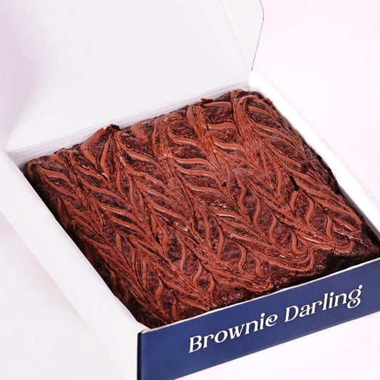 Nutella Fantasy Brownies - Slab Brownie Darling