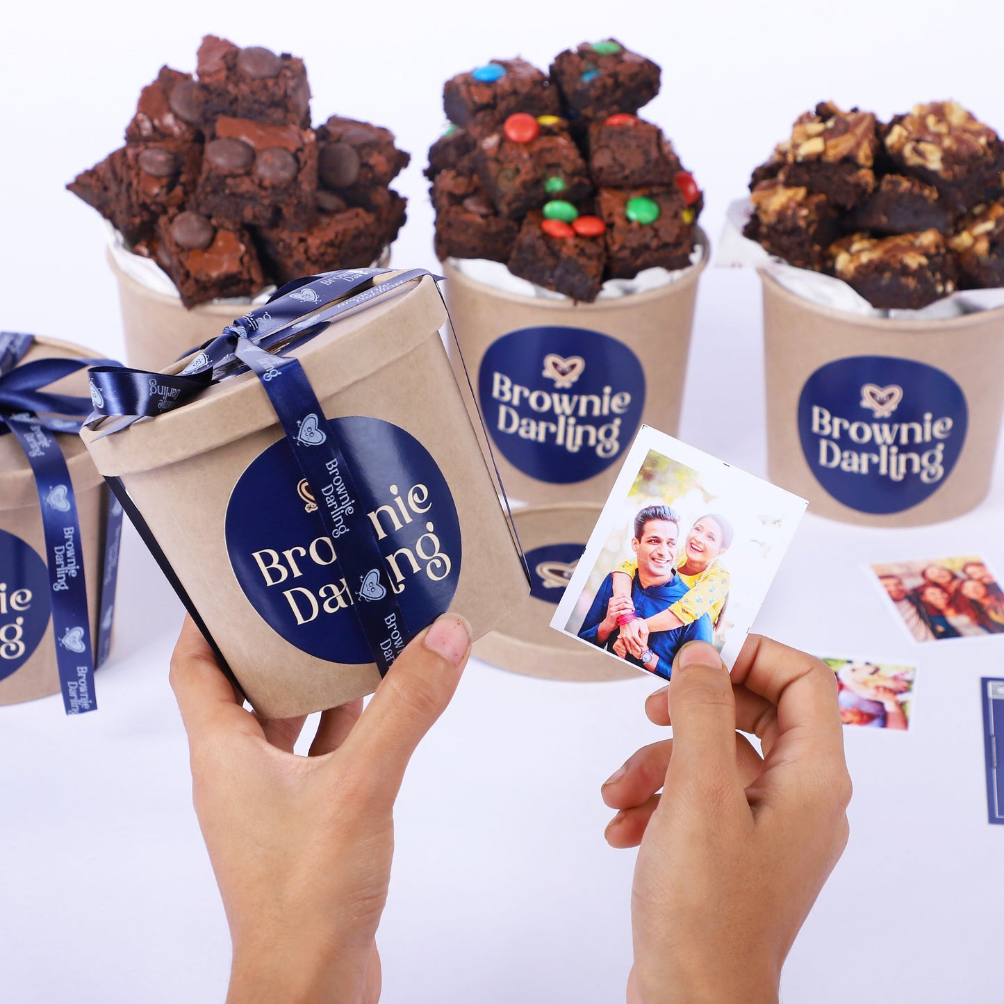 Polaroid + Custom Message Card Brownie Darling