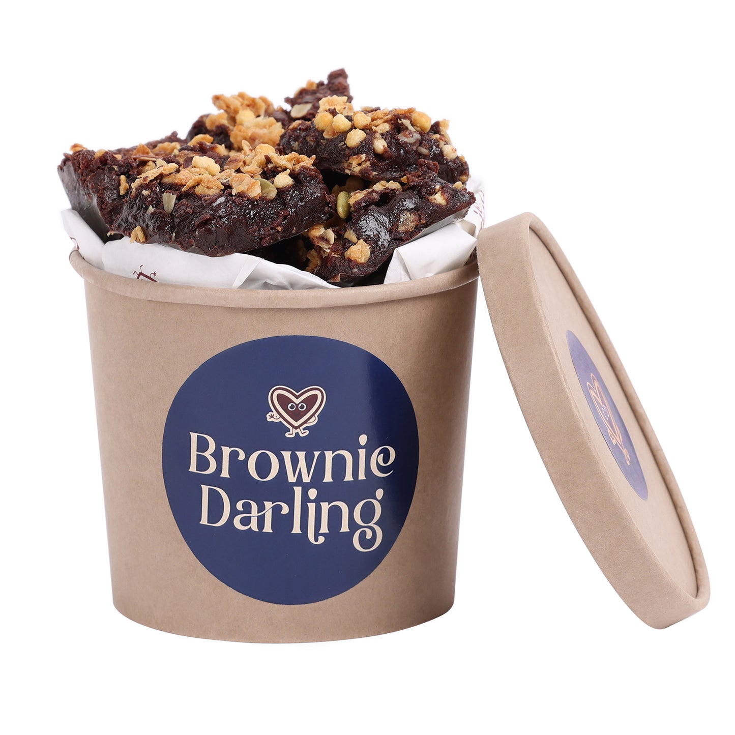 Gluten-Free Granola Ragi Brownies - Mini Bites