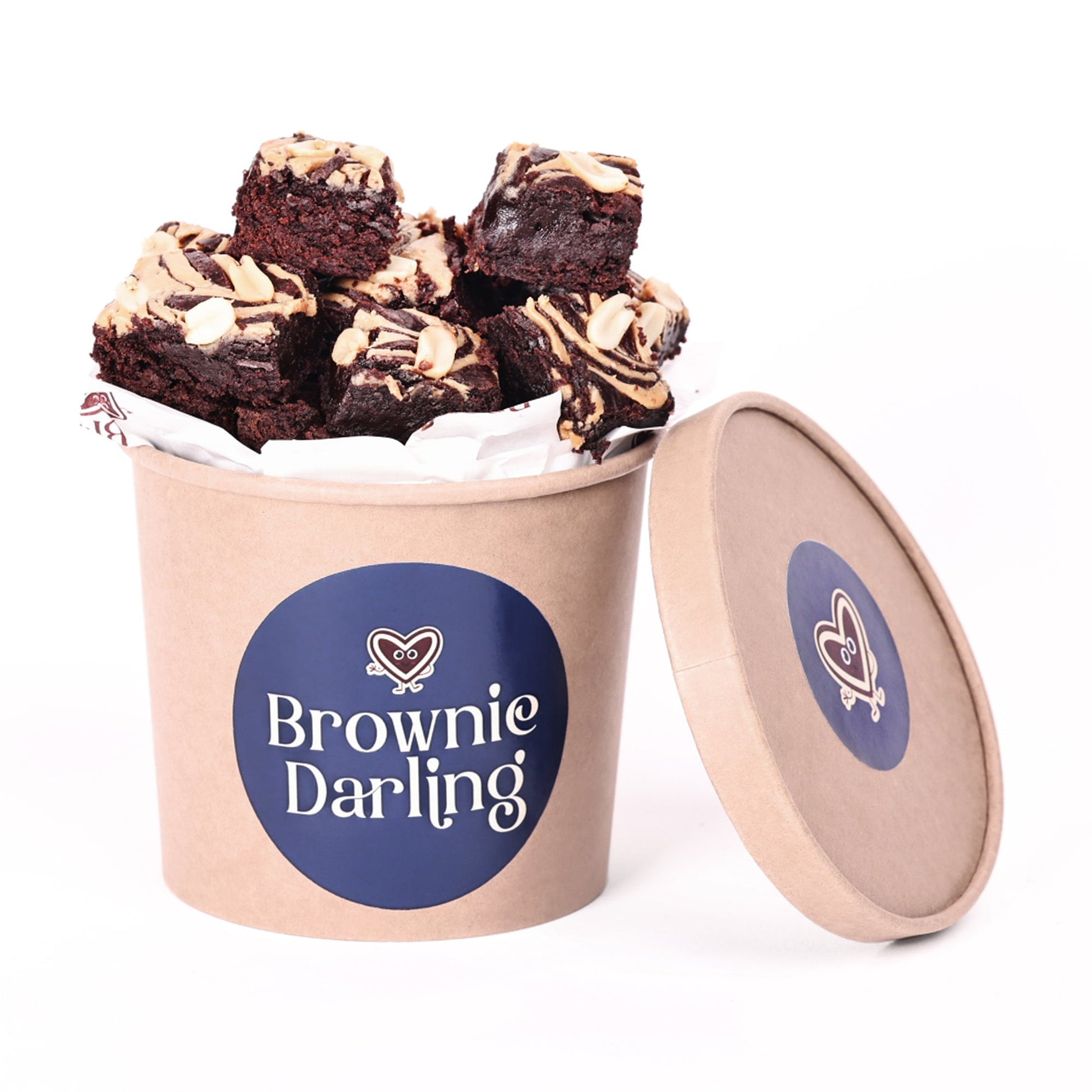 Peanut Butter Brownies - Mini Bites Brownie Darling