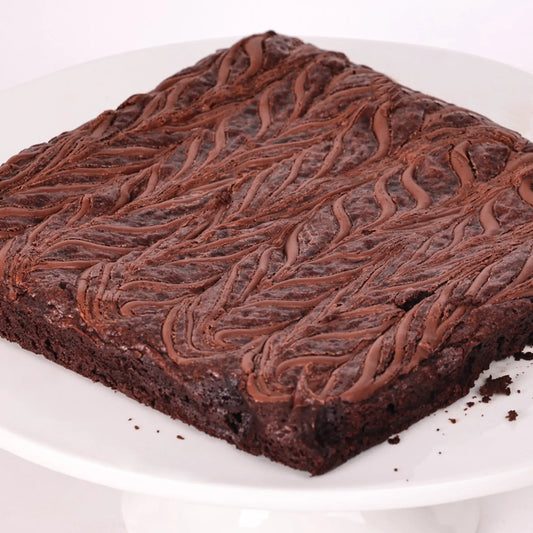 Nutella Fantasy Brownies - Slab Brownie Darling