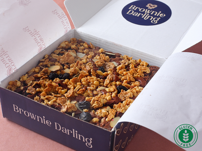Gluten-Free Granola Ragi Brownies - Slab