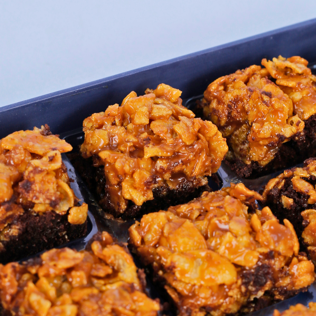 Caramel Crunch Brownies - Mini Bites Brownie Darling