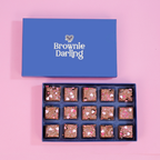 Heart Confetti Love Brownies - Mini Bites Brownie Darling