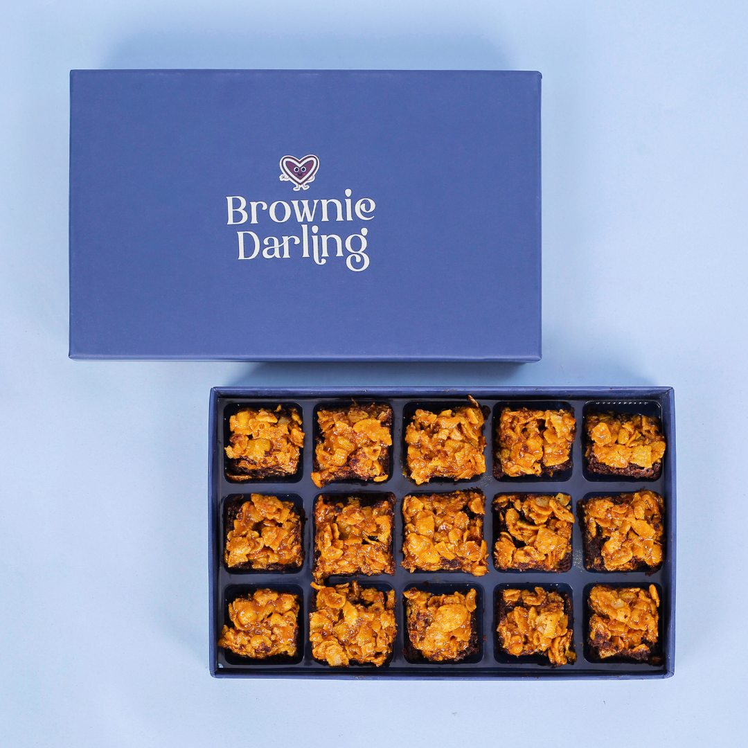 Caramel Crunch Brownies - Mini Bites Brownie Darling