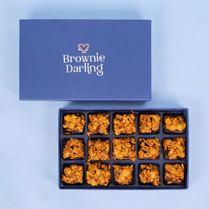 Caramel Crunch Brownies - Mini Bites Brownie Darling