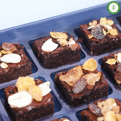 Gluten-Free Granola Ragi Brownies - Mini Bites Brownie Darling