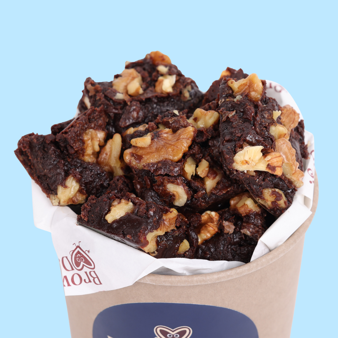 Walnuts Belgian Chocolate Brownie - Mini Bites Brownie Darling