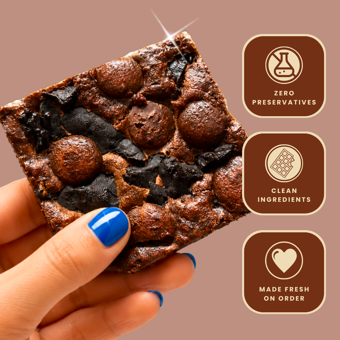 Double Chocolate Brownies - Mini Bites Brownie Darling