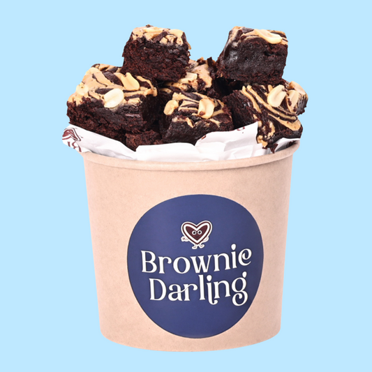 Peanut Butter Brownies - Mini Bites Brownie Darling