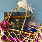 Rakhi Hamper - Box of 9 Brownies & Cookies - New Delhi/NCR Brownie Darling