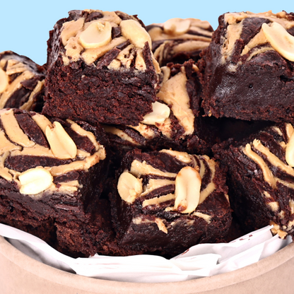 Peanut Butter Brownies - Mini Bites Brownie Darling