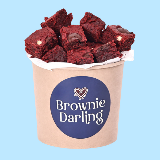 Red Velvet Brownies - Mini Bites Brownie Darling