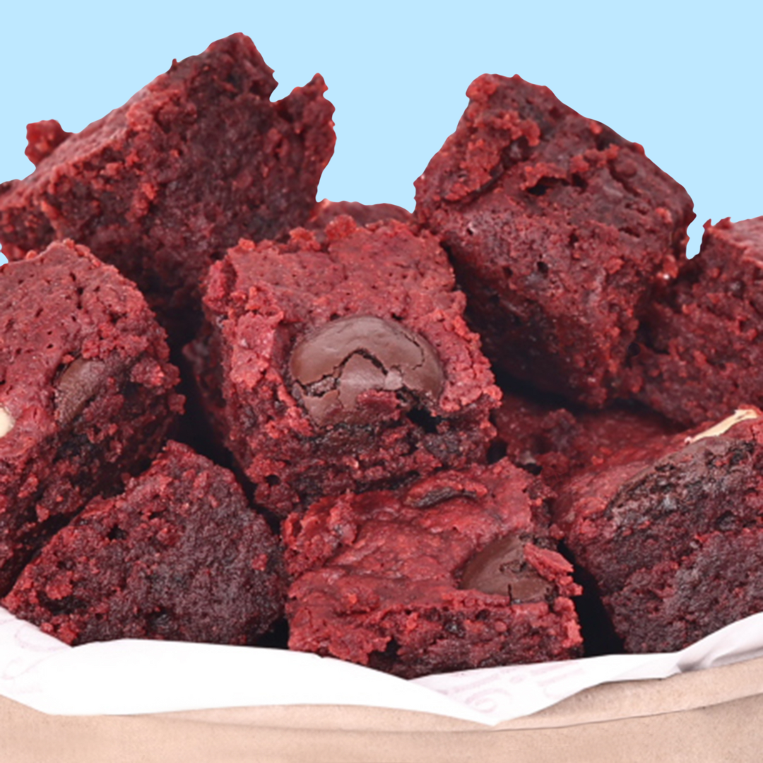 Red Velvet Brownies - Mini Bites Brownie Darling