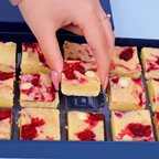 Raspberry Swirl Blondies - Mini Bites Brownie Darling
