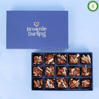 Gluten-Free Pecan Drizzle Ragi Brownies - Mini Bites Brownie Darling