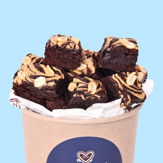 Peanut Butter Brownies - Mini Bites Brownie Darling
