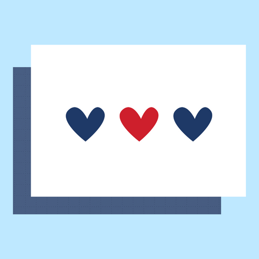 All Hearts - Custom Message Card Brownie Darling