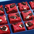 Red Velvet Oreos Brownies - Mini Bites Brownie Darling