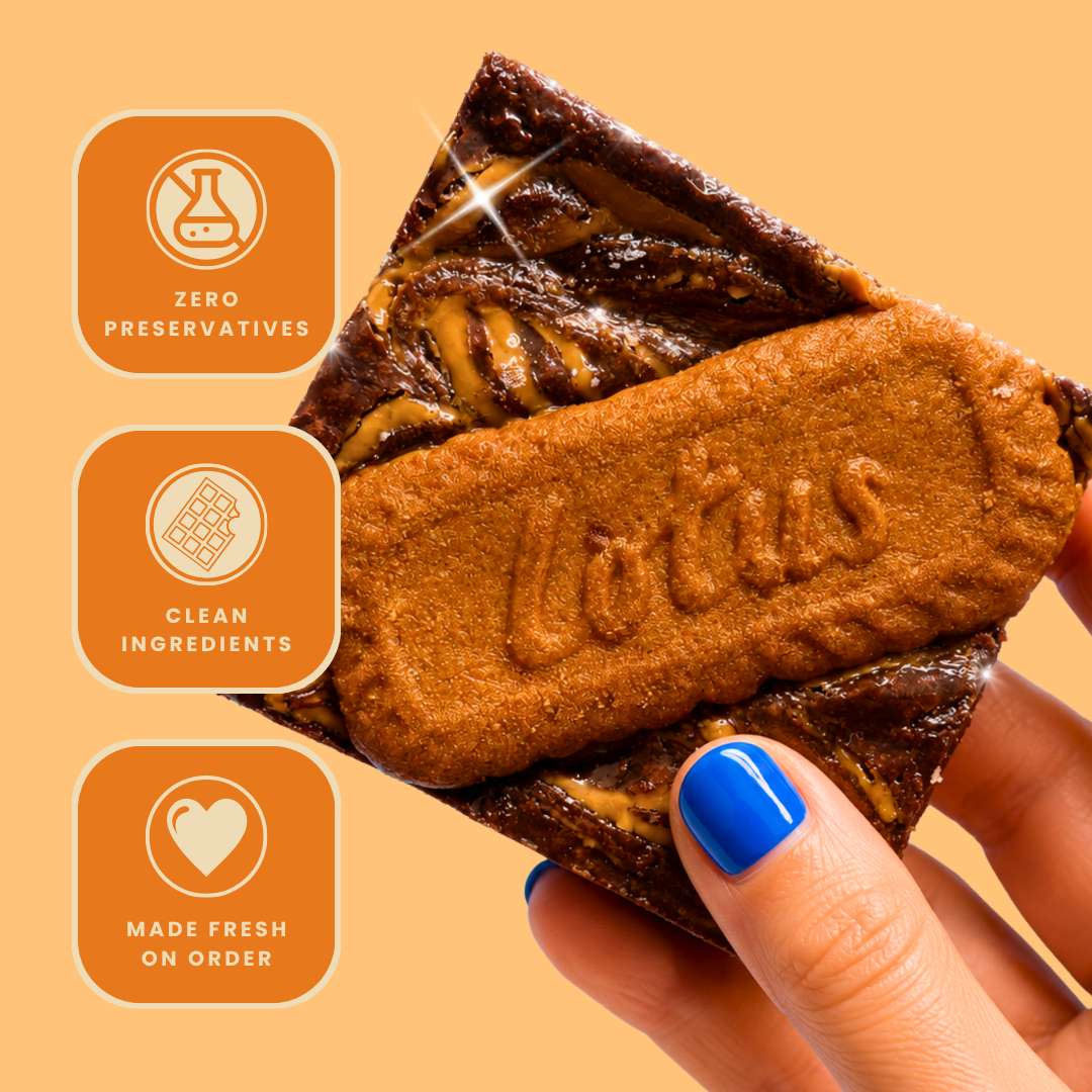 Biscoff Brownies - Mini Bites Brownie Darling
