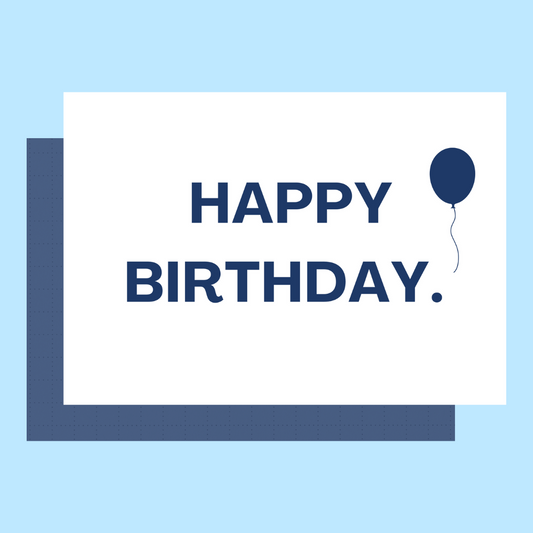 Happy Birthday - Custom Message Card Brownie Darling