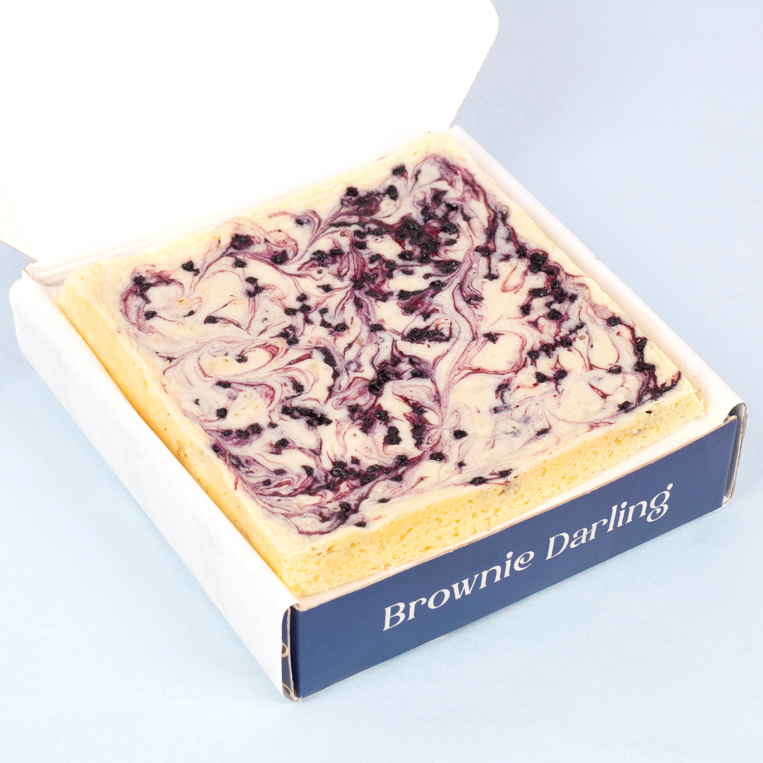 Blueberry Lime Blondies - Slab Brownie Darling