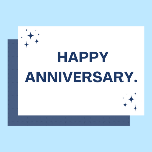 Happy Anniversary - Custom Message Card Brownie Darling