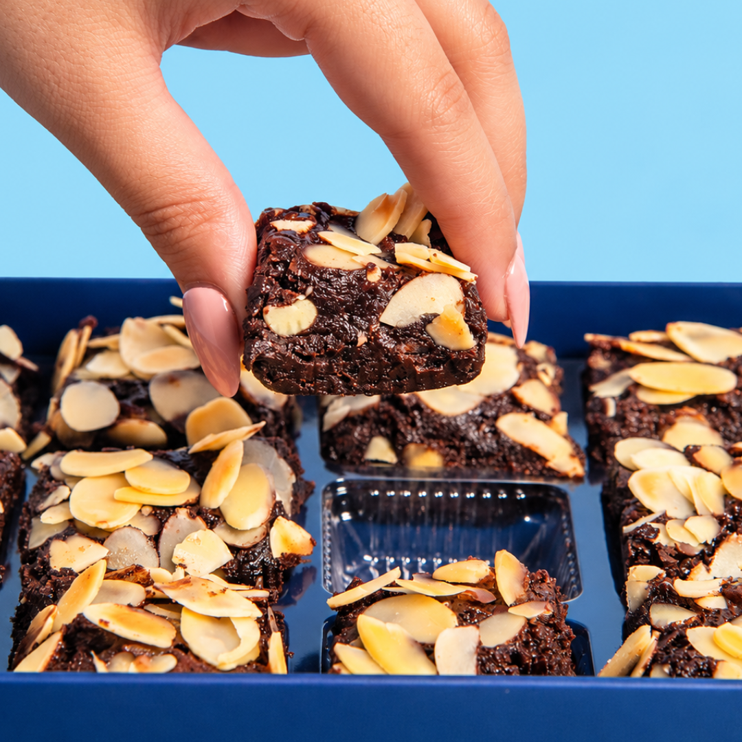 Roasted Almonds Brownies - Mini Bites Brownie Darling