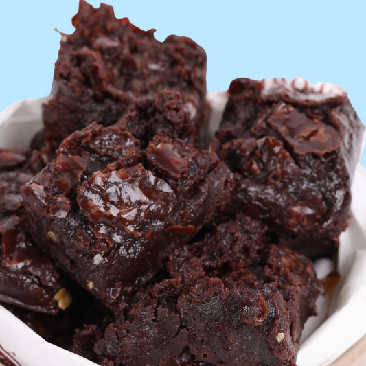Gluten-Free Belgian Chocolate Ragi Brownies - Mini Bites Brownie Darling