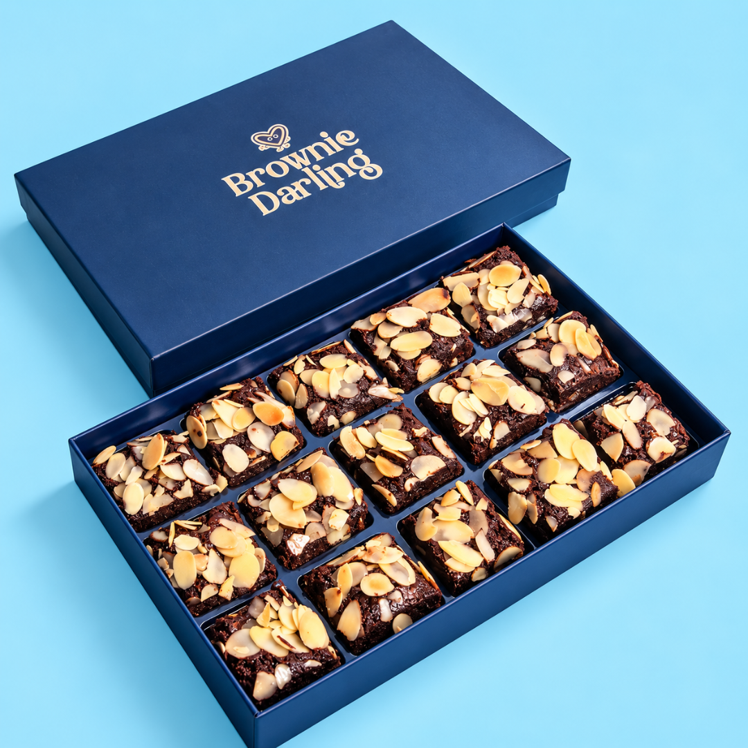 Roasted Almonds Brownies - Mini Bites Brownie Darling