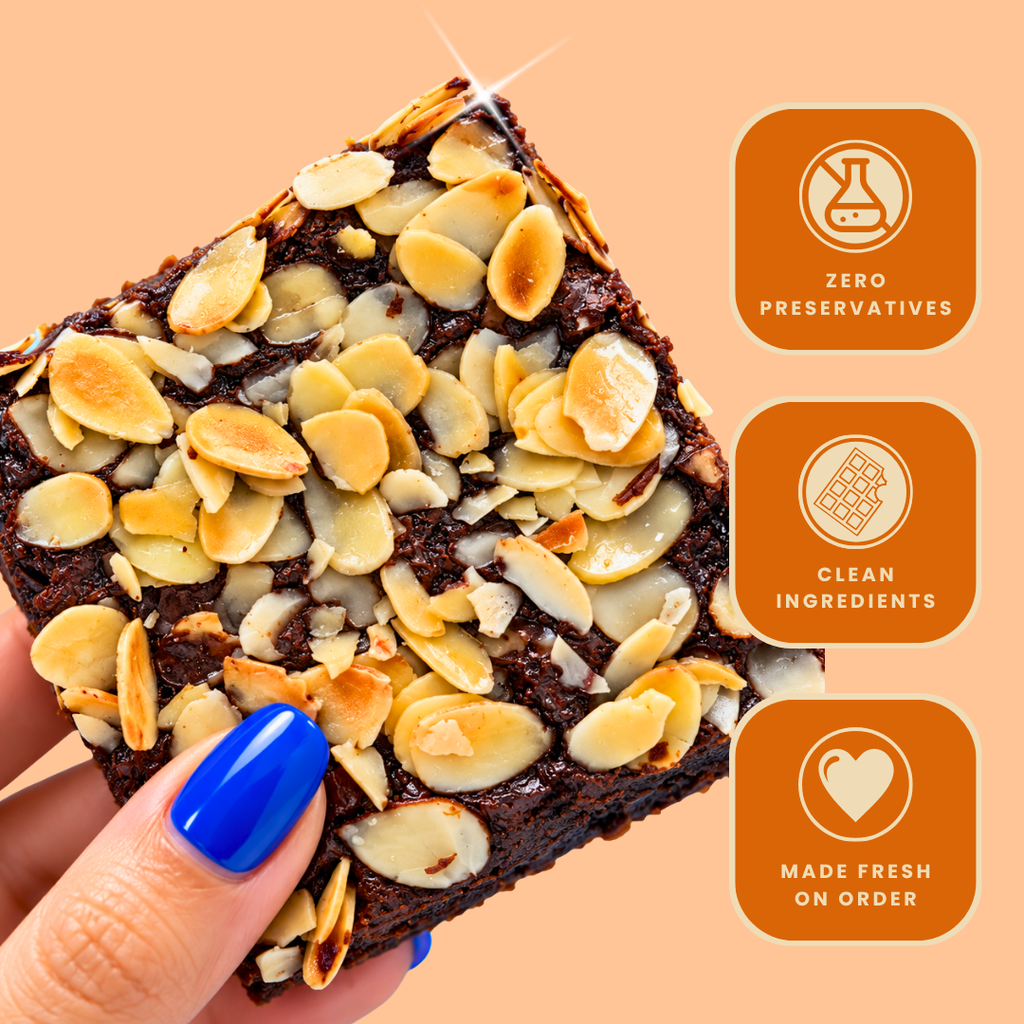 Roasted Almonds Brownies - Mini Bites Brownie Darling