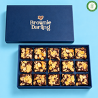 Gluten-Free Roasted Almonds Ragi Brownies - Mini Bites Brownie Darling