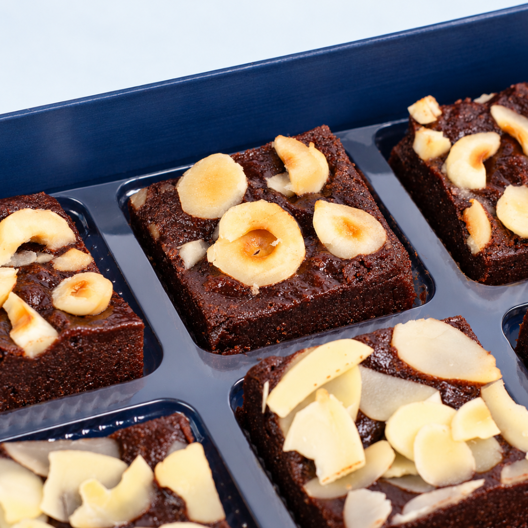 Loaded Nuts Brownies - Mini Bites
