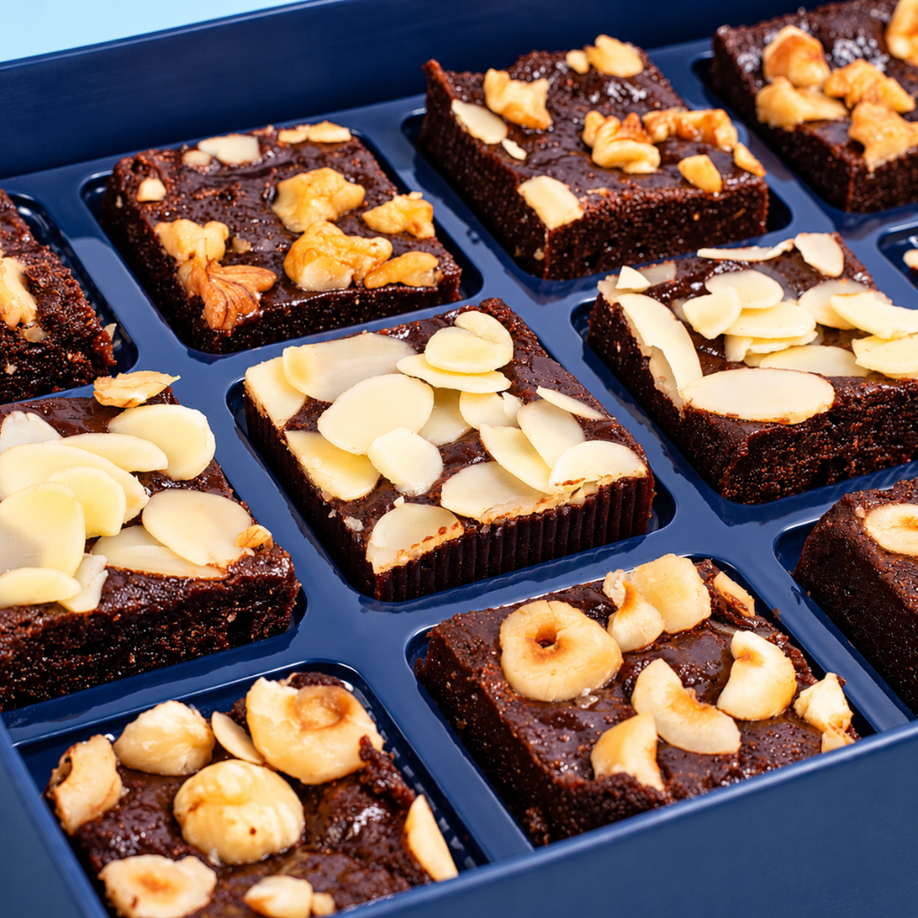 Loaded Nuts Brownies - Mini Bites
