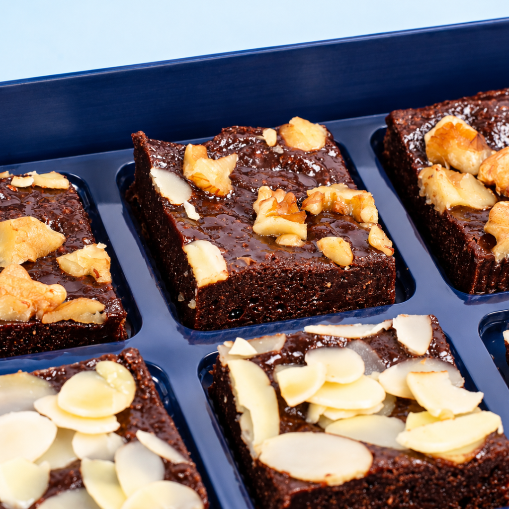 Loaded Nuts Brownies - Mini Bites