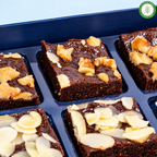 Gluten-Free Loaded Nuts Brownies - Mini Bites