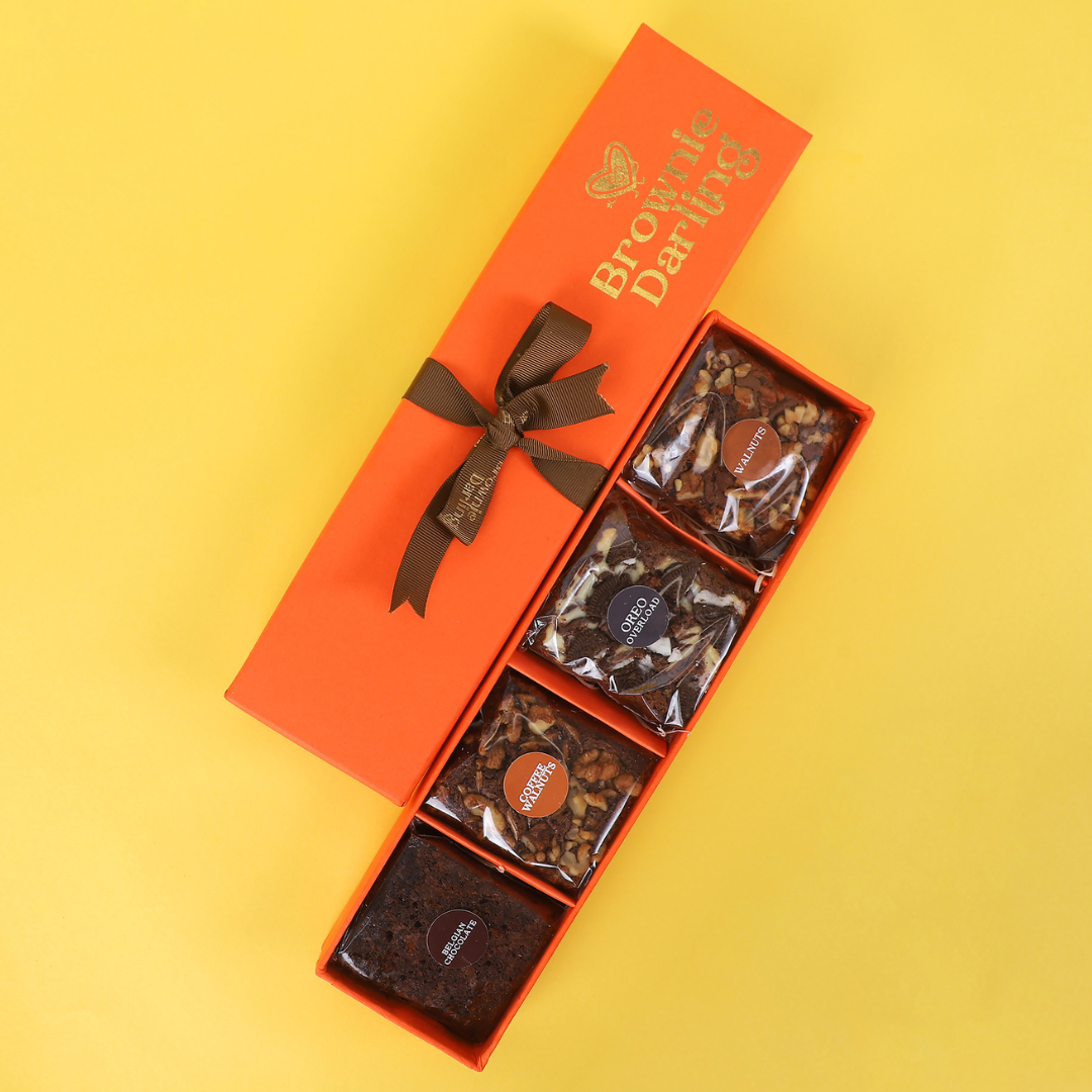 Raksha Bandhan Celebration Gift Box - Pack of 4 Brownie Darling