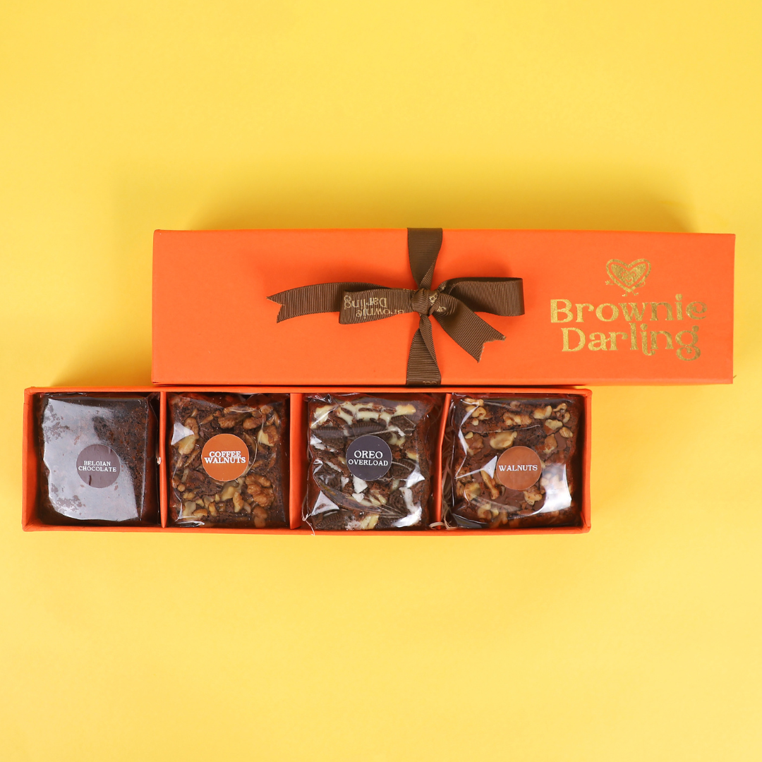 Raksha Bandhan Celebration Gift Box - Pack of 4 Brownie Darling