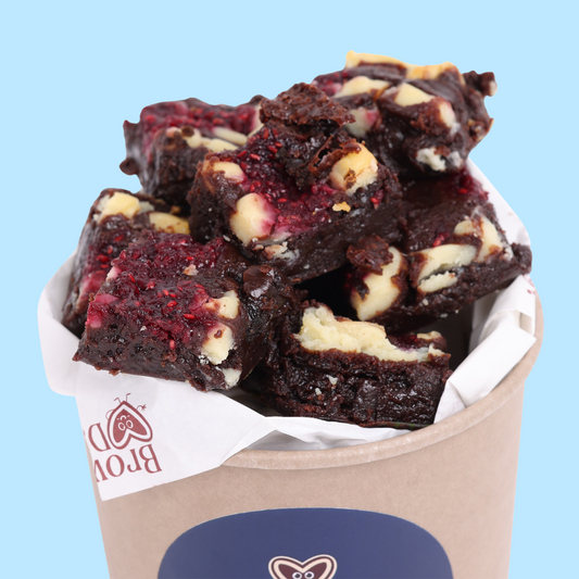Raspberry Cheesecake Brownies - Mini Bites Brownie Darling