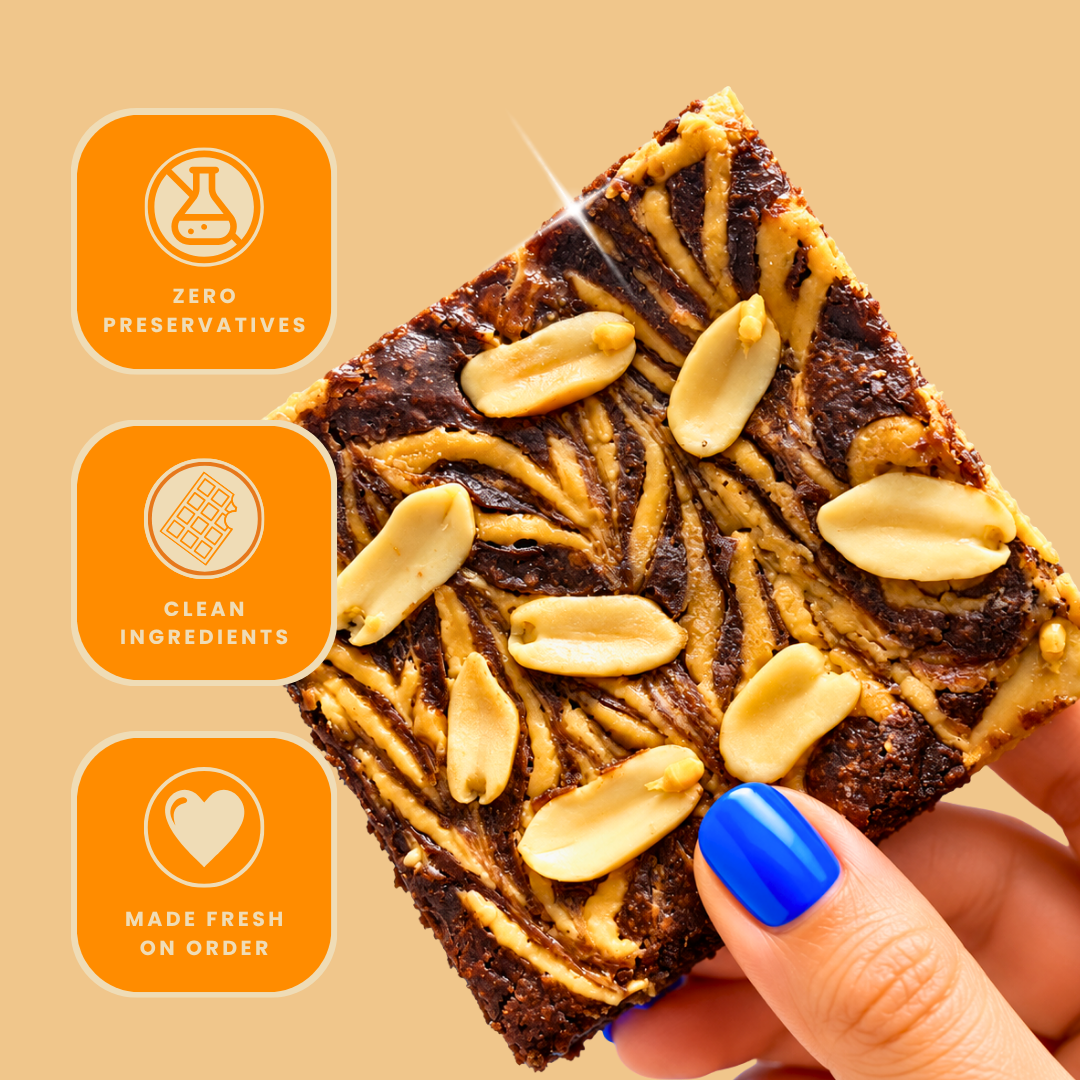 Peanut Butter Brownies - Mini Bites Brownie Darling