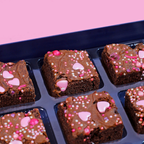 Heart Confetti Love Brownies - Mini Bites Brownie Darling
