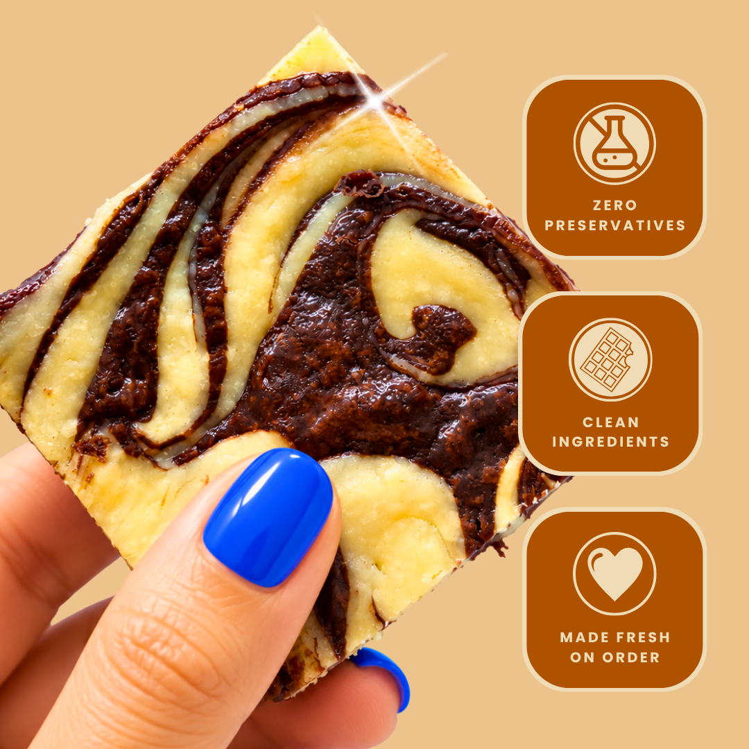 Yin-Yang Brownies - Mini Bites Brownie Darling