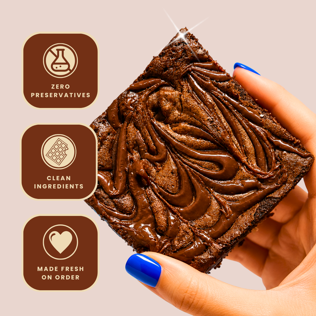 Nutella Brownies - Slab Brownie Darling