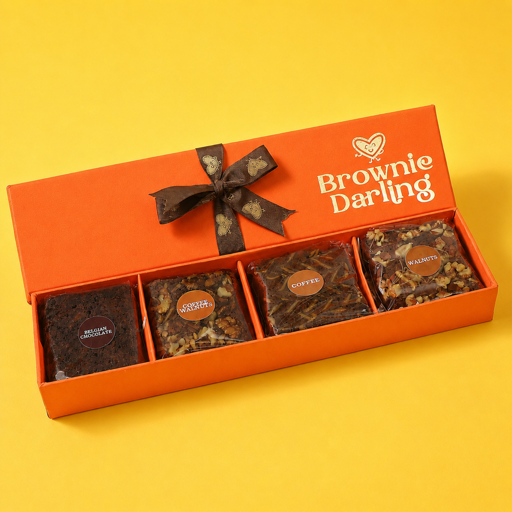Rakhi Gifting Box - Box of 4 | Raksha Bandhan Gifting Brownie Darling