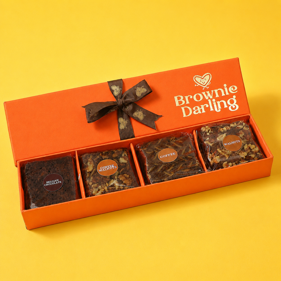 Rakhi Gifting Box - Box of 4 | Raksha Bandhan Gifting Brownie Darling