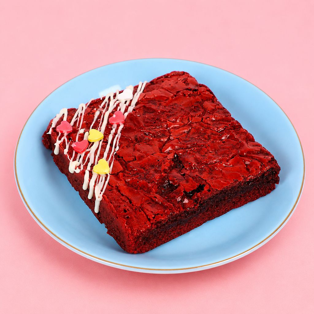 Red Velvet Love Brownies - Assorted Pack of 4 Brownie Darling