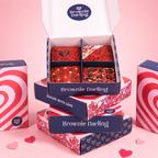 Red Velvet Love Brownies - Assorted Pack of 4 Brownie Darling