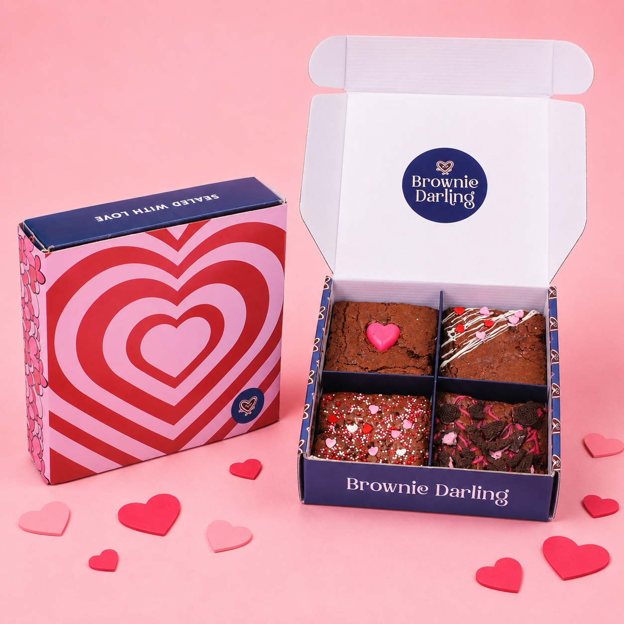 Love Brownies - Assorted Pack of 4 Brownie Darling
